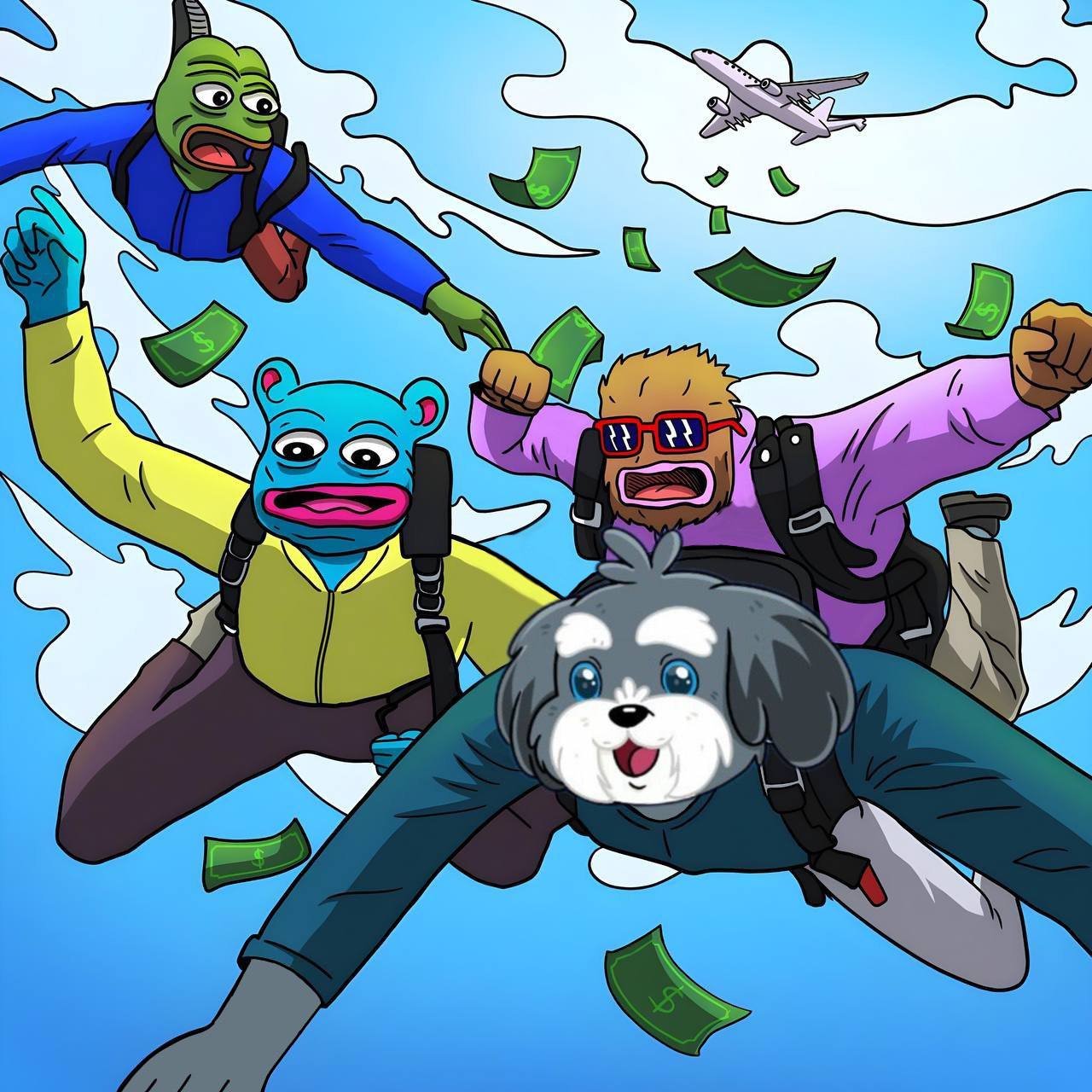 Marvin-sky-diving
